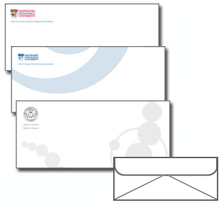 Standard Commercial Envelopes Printed 24 lb - white wove